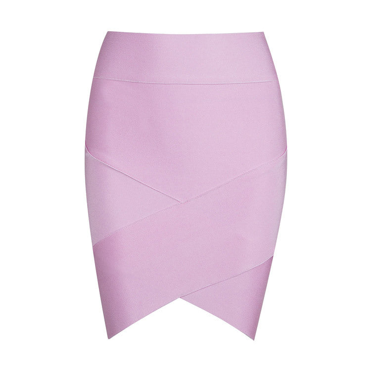 Solid Irregular Mini Bandage Skirt – THEGIRLSOUTFITS